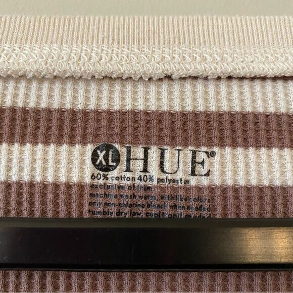 Hue-Stripe Cream & Brown Thermal - Picture 8 of 8